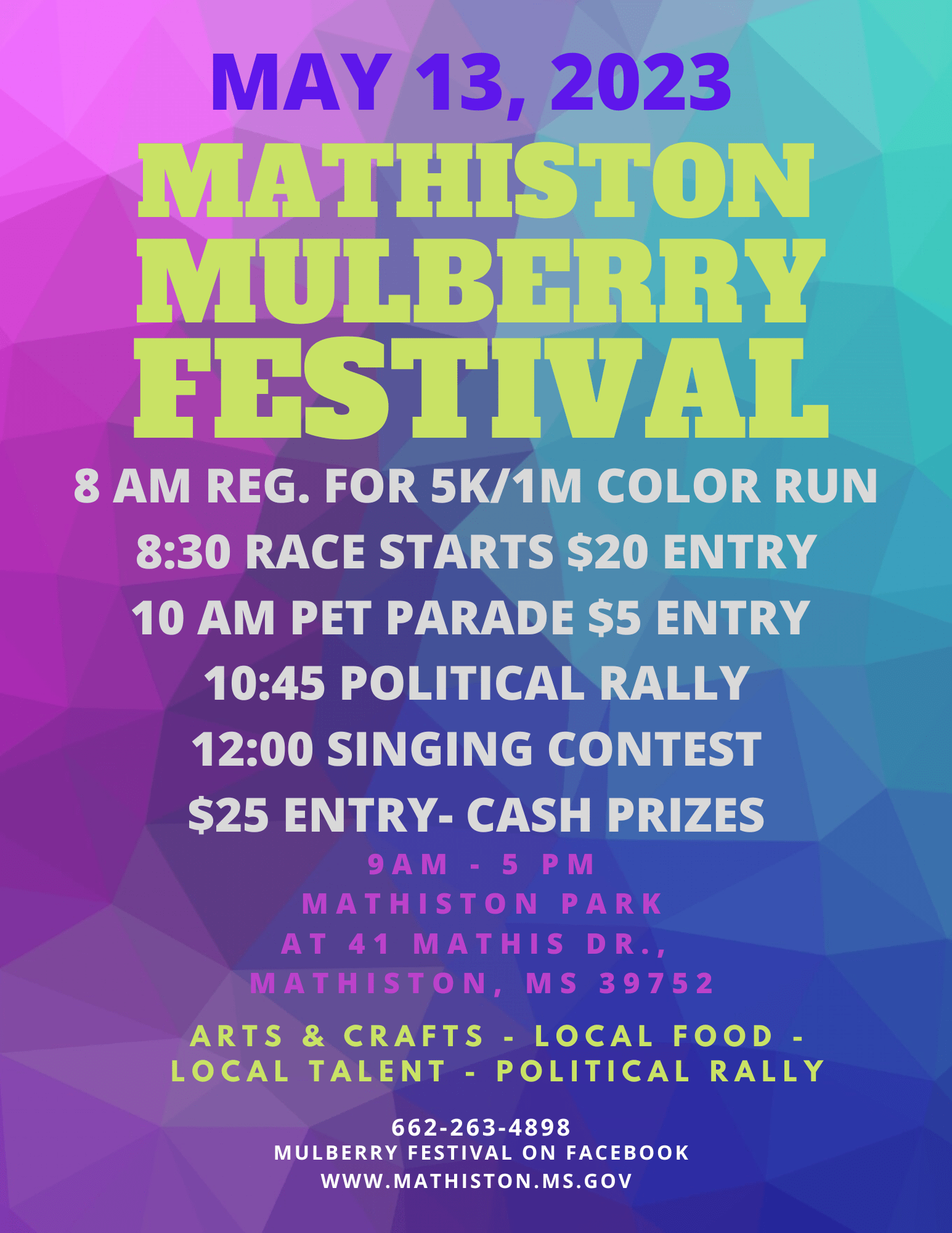 Festivals Town of Mathiston
